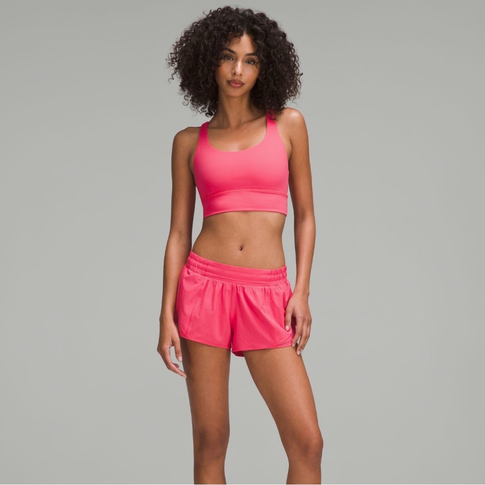 NWT Lululemon Hotty Hot LR Short 2.5” Lined, Glaze Pink, Size 6